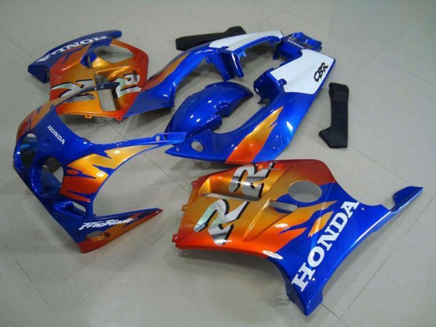 1988-1989 Honda CBR250RR MC19 Motorcycle Fairings - White Blue Orange Canada
