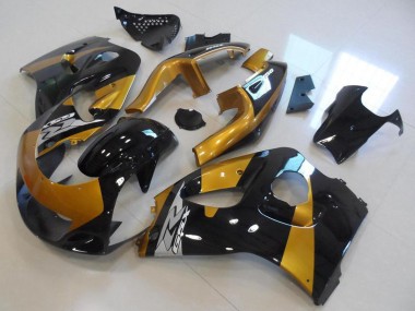 Wholesale 1996-2000 Suzuki GSXR 600 Motorcycle Fairings - Gold Black Canada