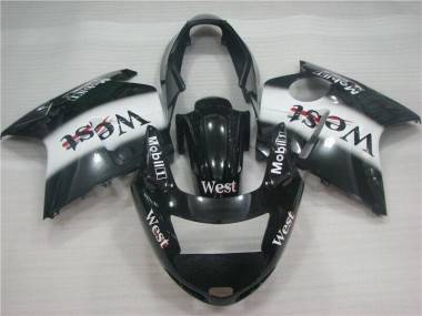 Wholesale 1996-2007 Honda CBR1100XX Blackbird Motorcycle Fairings - Glossy Black White West Canada