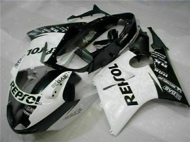Wholesale 1996-2007 Honda CBR1100XX Blackbird Motorcycle Fairings - White Glossy Black Repsol Canada