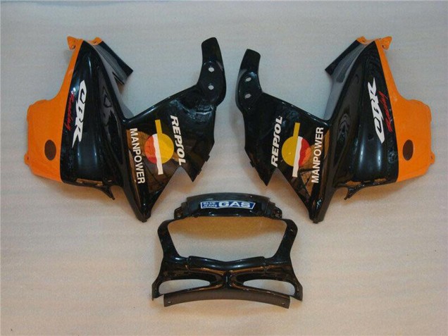 1995-1996 Honda CBR600 F3 Motorcycle Fairings - Orange White Red Glossy Black Repsol Canada