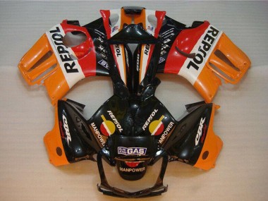 Wholesale 1995-1996 Honda CBR600 F3 Motorcycle Fairings - Orange White Red Glossy Black Repsol Canada