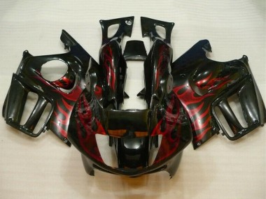 Wholesale 1995-1996 Honda CBR600 F3 Motorcycle Fairings - Glossy Black Red Flame Canada