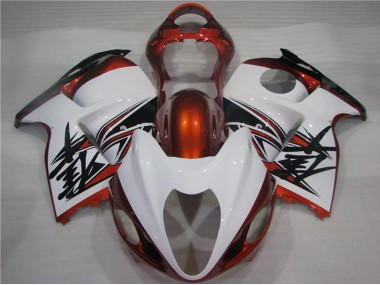 Wholesale 1996-2007 Suzuki GSXR 1300 Hayabusa Motorcycle Fairings - White Orange Black Canada