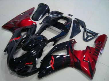 Wholesale 1998-1999 Yamaha YZF R1 Motorcycle Fairings - Glossy Black Red Canada