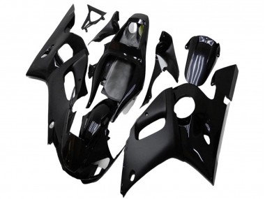 Wholesale 1998-2002 Yamaha YZF R6 Motorcycle Fairings - Glossy Black Matte Black Canada