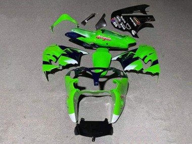 Wholesale 2000-2001 Kawasaki ZX9R Motorcycle Fairing - Green White Glossy Black Canada