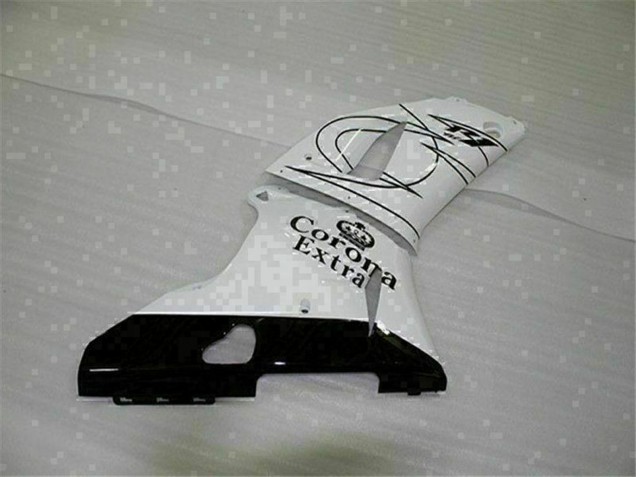 2000-2001 Yamaha YZF R1 Motorcycle Fairings - White Black Corona Extra Canada