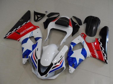 Wholesale 2000-2001 Yamaha YZF R1 Motorcycle Fairings - White Red Blue Black Corse Canada