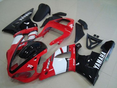 Wholesale 2000-2001 Yamaha YZF R1 Motorcycle Fairings - Red White Glossy Black Canada