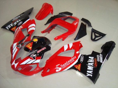 Wholesale 2000-2001 Yamaha YZF R1 Motorcycle Fairings - Red White Glossy Black Santander Canada
