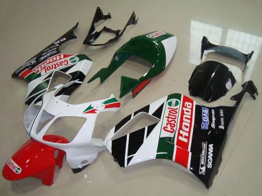 Wholesale 2000-2006 Honda VTR1000 Motorcycle Fairing Kits - White Red Green Glossy Black Castrol Canada