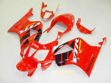 Wholesale 2000-2006 Honda VTR1000 Motorcycle Fairing - Red Glossy Black Stripe Canada