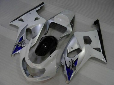 Wholesale 2001-2003 Suzuki GSXR 600/750 Motorcycle Fairings - White Silver Blue Black Canada