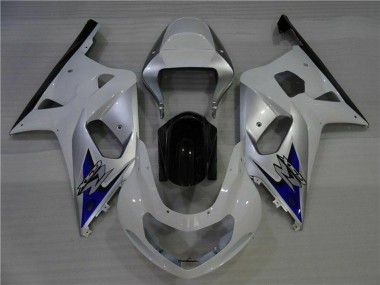 Wholesale 2001-2003 Suzuki GSXR 600/750 Motorcycle Fairings - White Silver Blue Black Canada