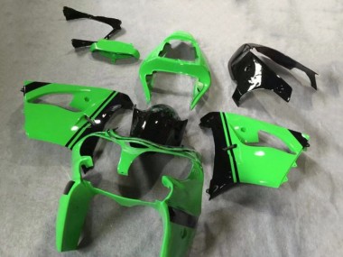 Wholesale 2002-2003 Kawasaki ZX9R Motorcycle Fairings - Green Glossy Black Canada
