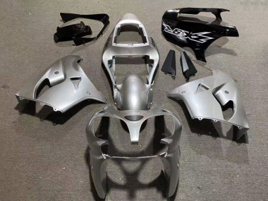 Wholesale 2002-2003 Kawasaki ZX9R Motorcycle Fairings - Silver Glossy Black Canada