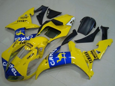 Wholesale 2002-2003 Yamaha YZF R1 Motorcycle Fairings - Yellow Blue Camel Motul Canada