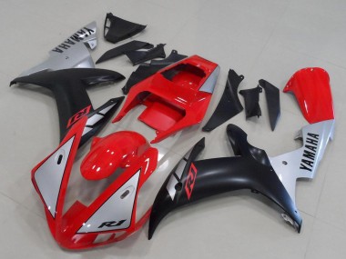 Wholesale 2002-2003 Yamaha YZF R1 Motorcycle Fairings - Red Silver Matte Black Canada