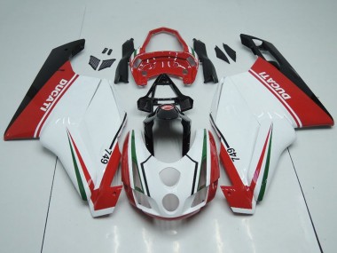 Wholesale 2003-2004 Ducati 749 Motorcycle Fairings - White Red Green Glossy Black Canada