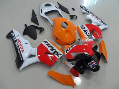Wholesale 2003-2004 Honda CBR600RR Motorcycle Fairings - Orange White Red Glossy Black Repsol HRC Canada