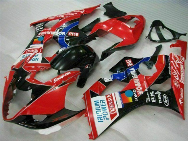 2003-2004 Suzuki GSXR 1000 Motorcycle Fairings - Red Black Blue Yoshimura Canada