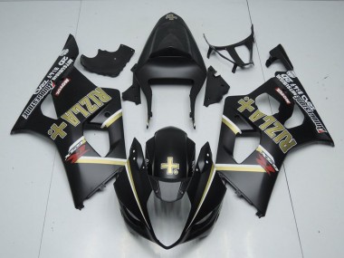 Wholesale 2003-2004 Suzuki GSXR 1000 Motorcycle Fairings - Matte Black Rizla Canada