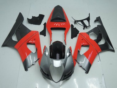 Wholesale 2003-2004 Suzuki GSXR 1000 Motorcycle Fairing - Red Silver Black Canada