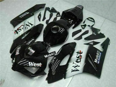 Wholesale 2004-2005 Honda CBR1000RR Motorcycle Fairings - Glossy Black White West Mobil Michelin Canada