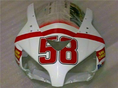 Wholesale 2004-2005 Honda CBR1000RR Motorcycle Fairings - White Red Yellow San Carlo 58 Canada