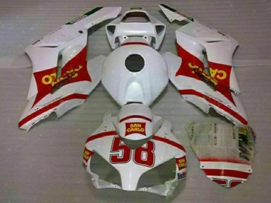 Wholesale 2004-2005 Honda CBR1000RR Motorcycle Fairings - White Red Yellow San Carlo 58 Canada