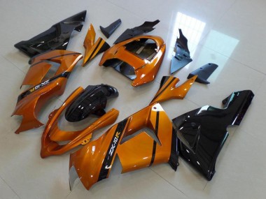 Wholesale 2004-2005 Kawasaki ZX10R Motorcycle Fairings - Gold Black Canada