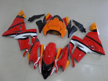 Wholesale 2004-2005 Kawasaki ZX10R Motorcycle Fairings - Orange Black and White Canada