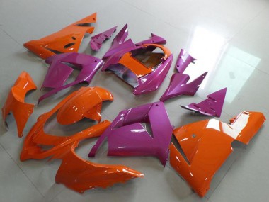 Wholesale 2004-2005 Kawasaki ZX10R Motorcycle Fairings - Orange and Pink Canada