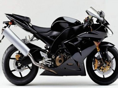 Wholesale 2004-2005 Kawasaki ZX10R Motorcycle Fairings - Glossy Black Matte Black Canada