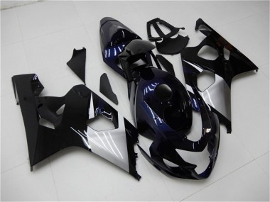 Wholesale 2004-2005 Suzuki GSXR 600/750 Motorcycle Fairings - Glossy Black Silver Blue Canada
