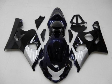 Wholesale 2004-2005 Suzuki GSXR 600/750 Motorcycle Fairings - Glossy Black Silver Blue Canada