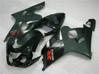 Wholesale 2004-2005 Suzuki GSXR 600/750 Motorcycle Fairings - Glossy Black Matte Black Red Decal Canada