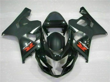 Wholesale 2004-2005 Suzuki GSXR 600/750 Motorcycle Fairings - Glossy Black Matte Black Red Decal Canada