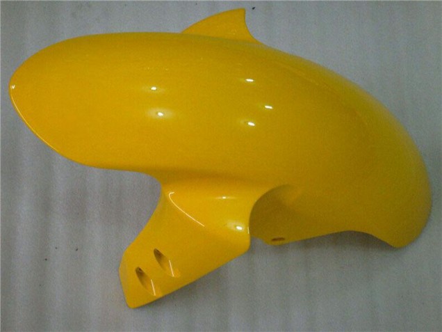 2004-2006 Yamaha YZF R1 Motorcycle Fairings - Yellow Glossy Black Dunlop 50 Canada