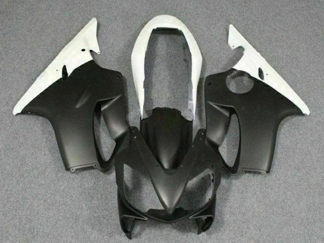 2004-2007 Honda CBR600 F4i Motorcycle Fairings - White Matte Black Canada