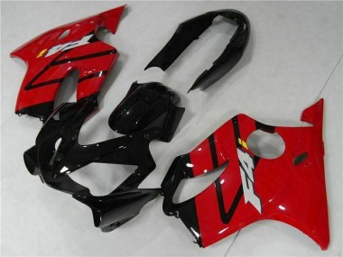 Wholesale 2004-2007 Honda CBR600 F4i Bike Fairings - Red Glossy Black Canada