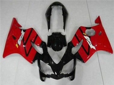 Wholesale 2004-2007 Honda CBR600 F4i Bike Fairings - Red Glossy Black Canada