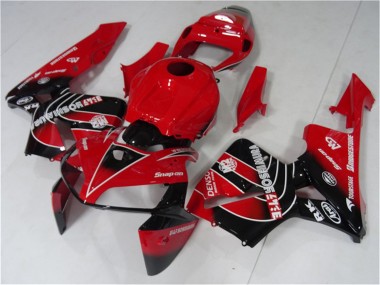 Wholesale 2005-2006 Honda CBR600RR Motorcycle Fairings Kit - Red Black Canada