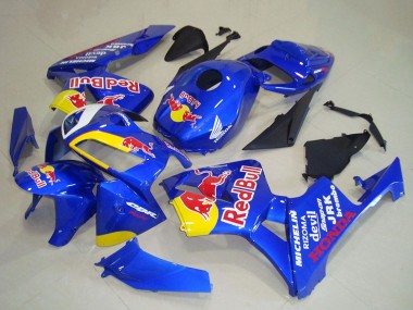 Wholesale 2005-2006 Honda CBR600RR Motorcycle Fairings - Blue Yellow Red Bull Canada