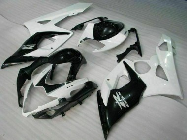 Wholesale 2005-2006 Suzuki GSXR 1000 Motorcycle Fairings - White Glossy Black Canada