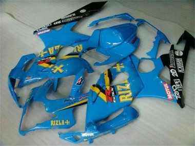 Wholesale 2005-2006 Suzuki GSXR 1000 Motorcycle Fairings - Blue Gold Black Rizla Canada