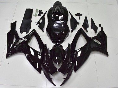 Wholesale 2006-2007 Suzuki GSXR 600/750 Bike Fairings - Glossy Black Canada