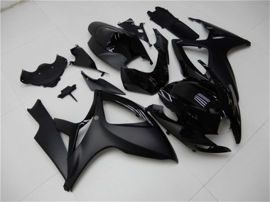 Wholesale 2006-2007 Suzuki GSXR 600/750 Motorcycle Fairings - Matte Black Glossy Black Canada