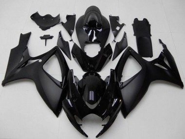 Wholesale 2006-2007 Suzuki GSXR 600/750 Motorcycle Fairings - Matte Black Glossy Black Canada